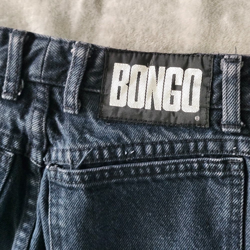 Vintage BONGO Size 5 High Rise Mom Jeans Tapered Leg Denim Gene Montesano USA - Picture 14 of 14